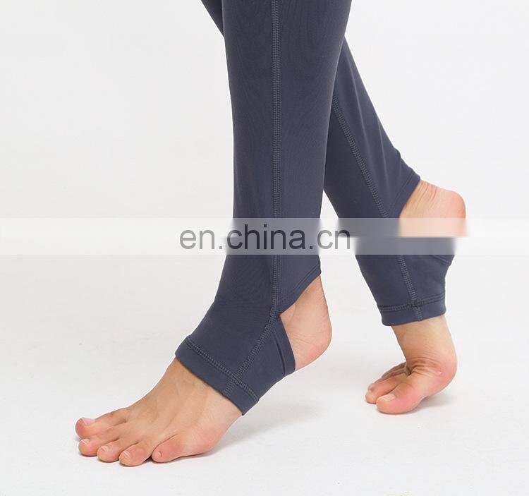 Most hot selling good quality women workout yoga dance wear camel toe extra long pants leggings