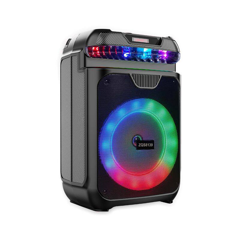 ZQS8139 best price active 15W power single 8 inch speaker subwoofer bluetooth speaker for outdoor