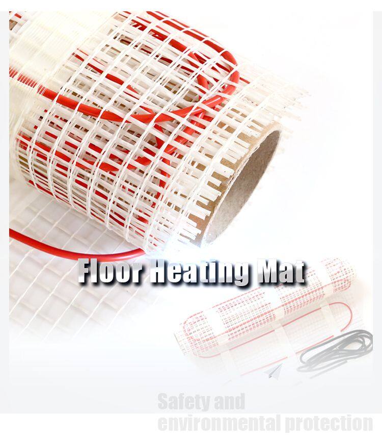 Electrical Radiant Floor Warming up Underfloor Heating Mats With Thermostat