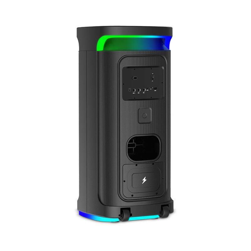 ZQS8249 super power 60W wireless 8-inch*2 deep bass sound OEM party speaker with colorful lights