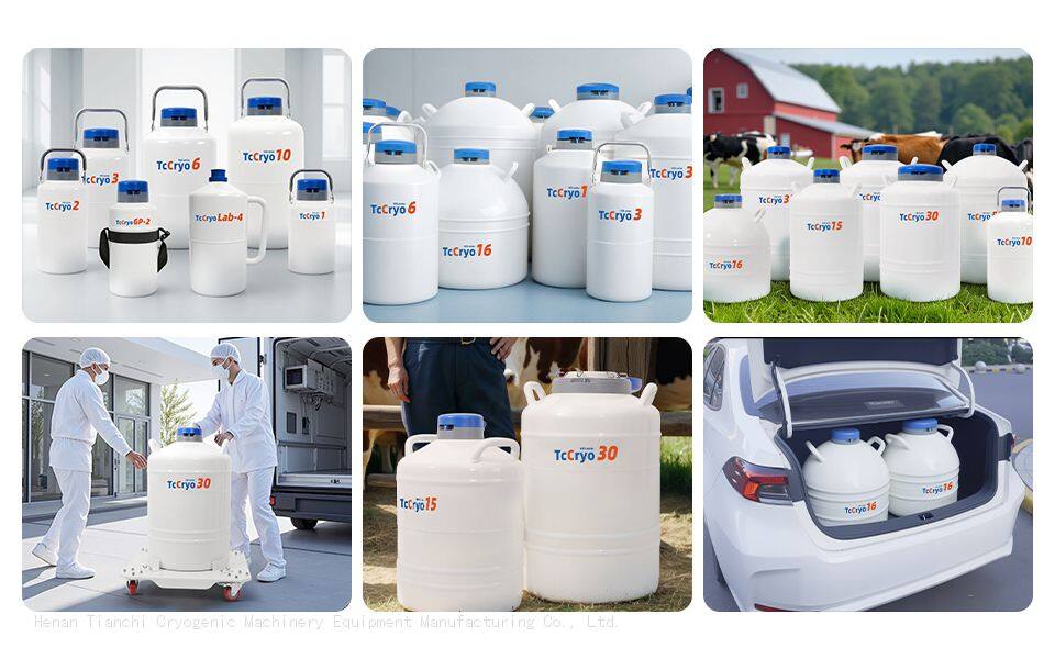 TcCryo semen storage container