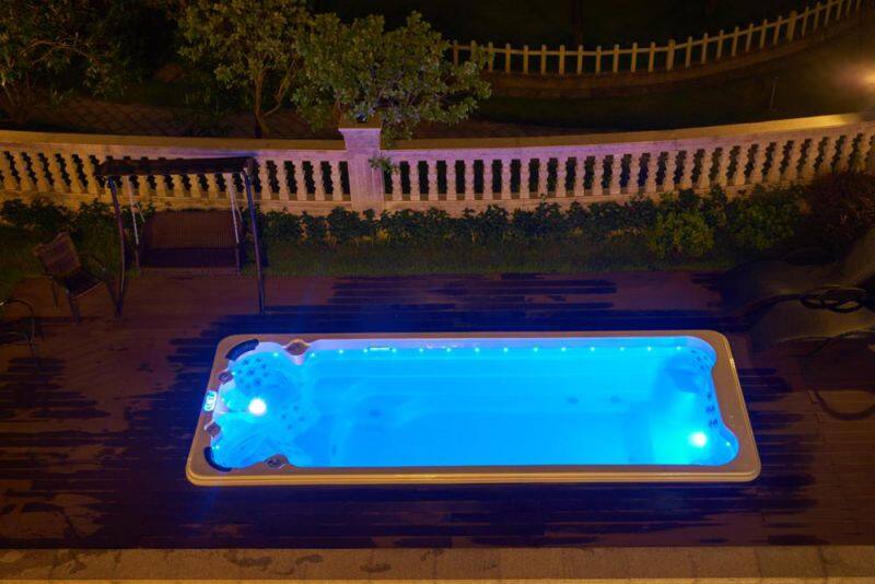 2023 Hot Selling 5.7M Swim SPA Above Ground Swimming Pool Outdoor with 4 Seating