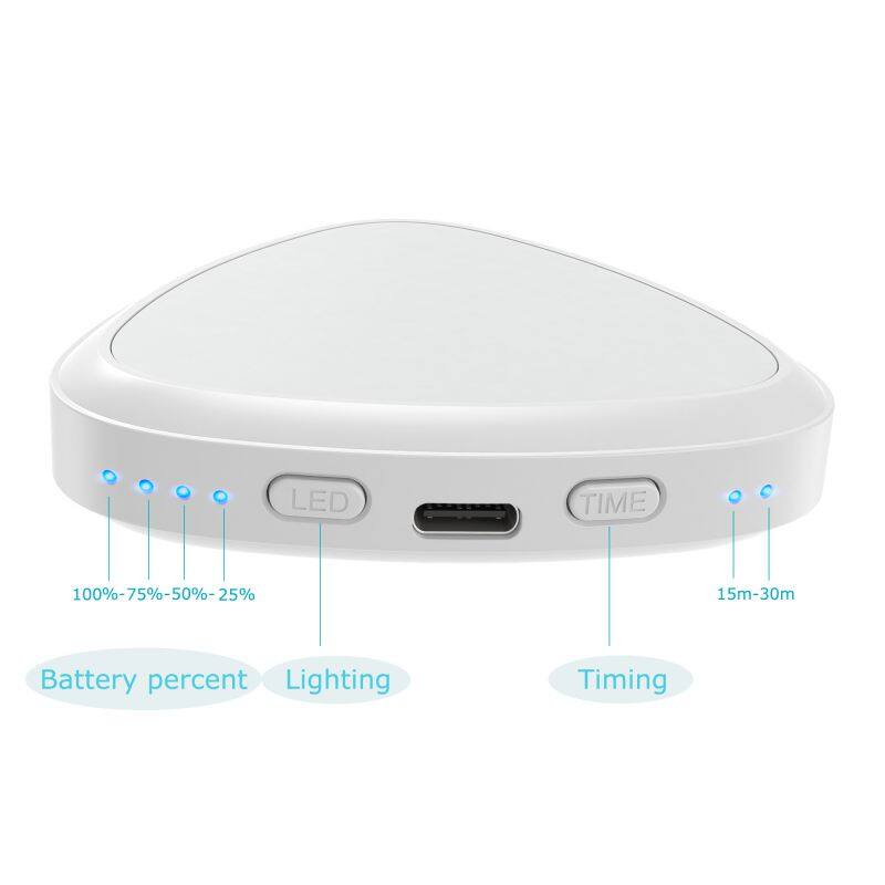 Detachable Night Light 5W LED Cool White Rechargeable Flashlight Amber Mood Night Light CE ROHS