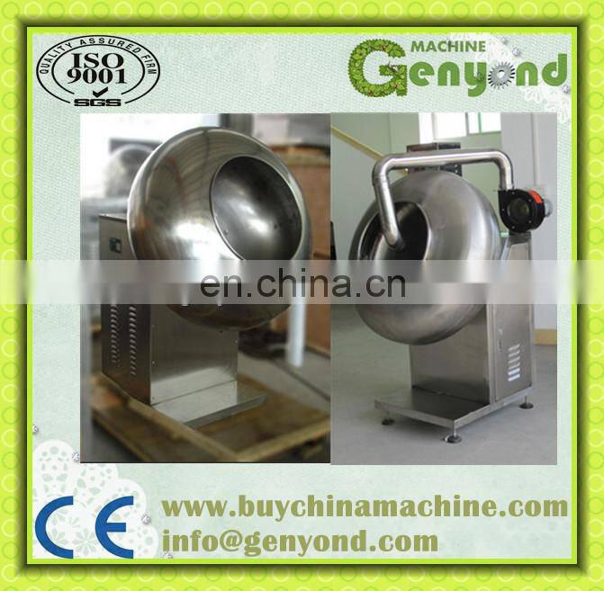 chocolate nut sugar coating machine with sprayer / nuts coating machine with sprayer/ peanut sugar coating machine for sale