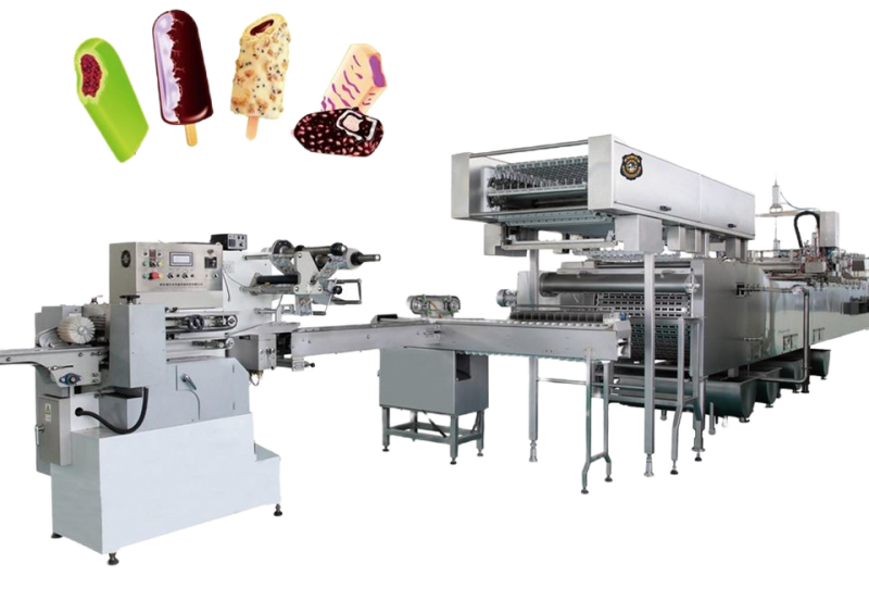 Shanghai Factory Complete Ice Cream Mixing Freezing Filling Sealing Packing Machine Stick Cup Cone Ice Cream Production Line
