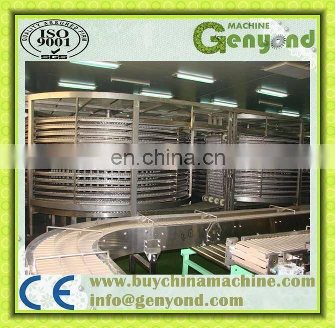 Frozen iqf freezer fish fillet quick freezing processing plant spiral freezer