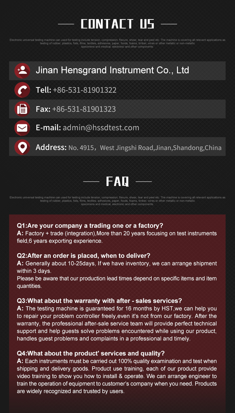 WDS-2 2kn ISO ASTM DIN Standard Plastic Rubber Metal Used Electronic Universal Testing Machine with Deformation Extensometer