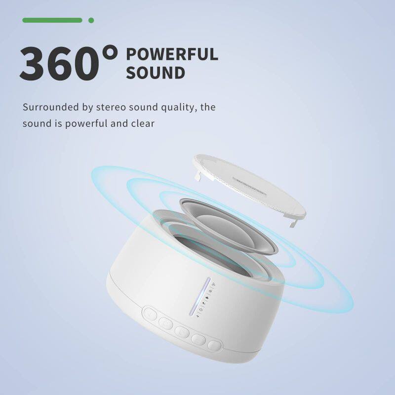 oem wooden mini White Noise SpeakerStarlight projector bluetooth White Sound Machine Timed Baby Sleeping Monitors Baby speaker