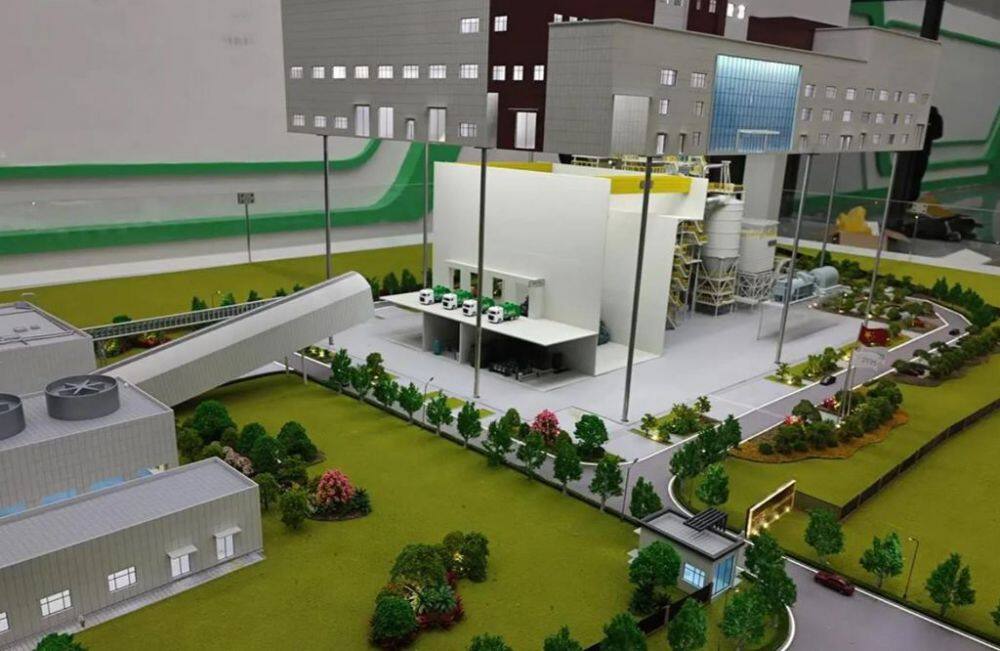 绿色能源燃烧发电 - 1K JPEG