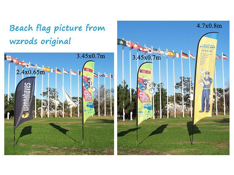 beach flag picture from wzrods