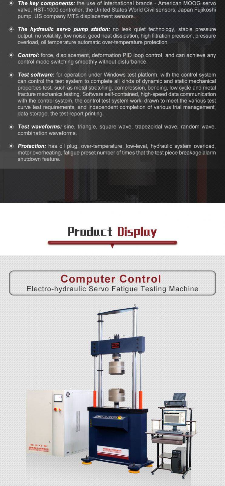 Crack Growth Fatigue Test and Crack-Tip Opening Displacement test Dynamic Testing System