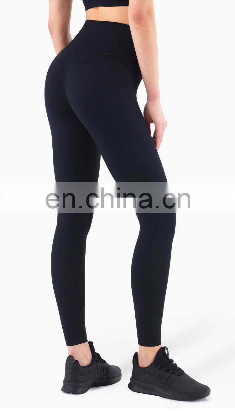 High Waist Yoga Legging Butt Lifting Yoga Pants Sport Leggings With Pocket For Women