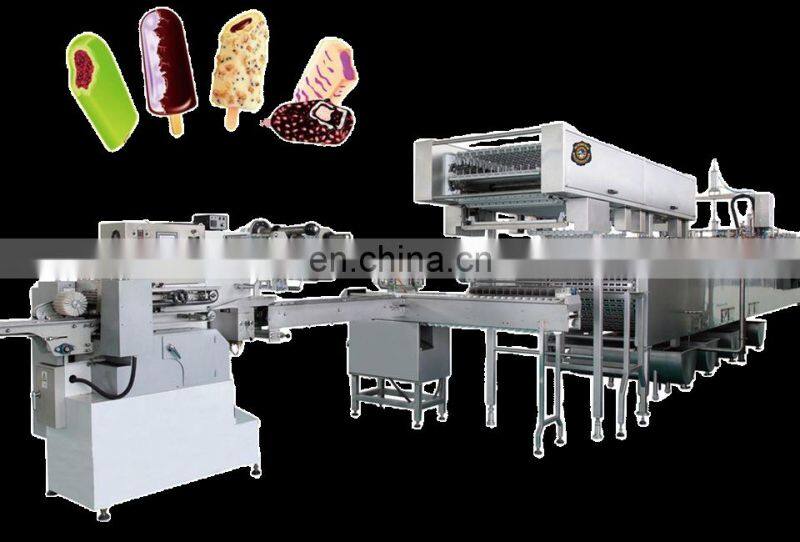 Shanghai factory Complete ice cream mixing freezing filling sealing packing machine stick cup cone ice cream production line