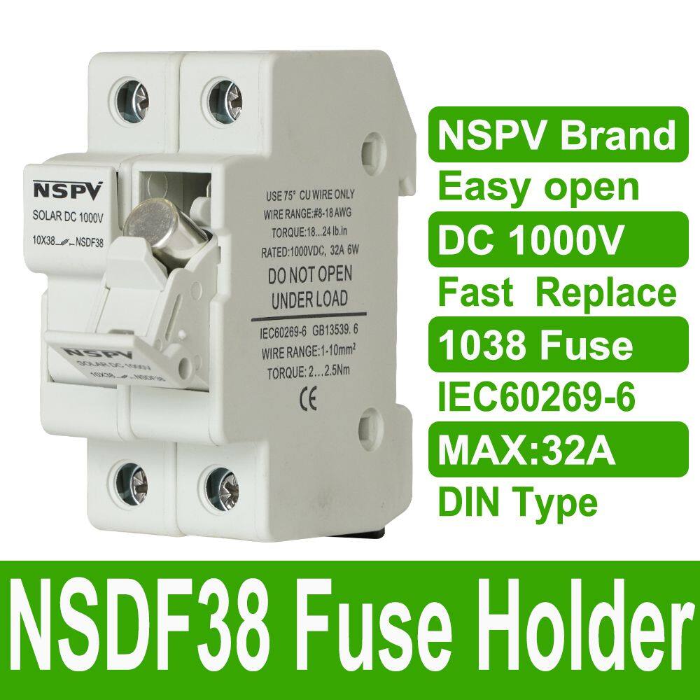 PV Fuse Holder NSDF38 2P