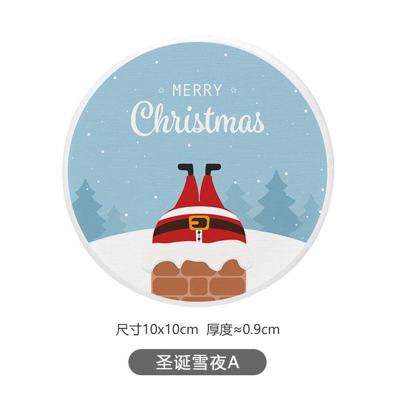 Christmas absorbent cup coaster (23).jpg