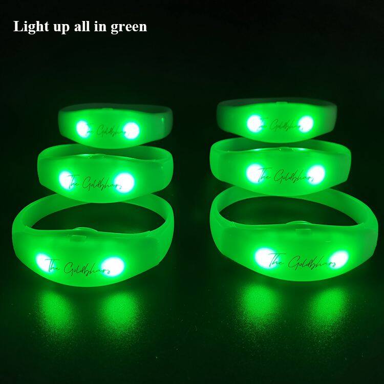 Event Supplies DMX Control LED Bracelets Radio Controllable LED Light up Bracelets