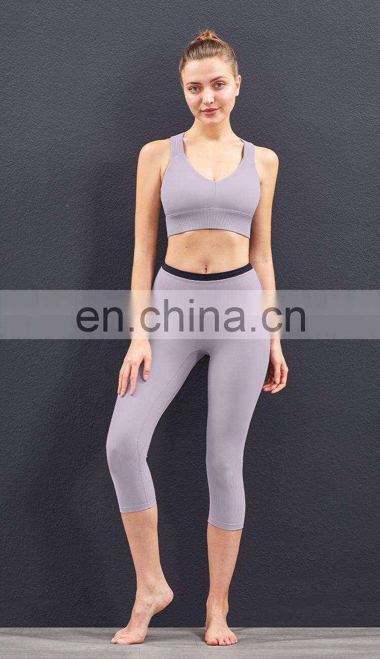 High Quality Custom Private Logo High Impact Sports Bra Breathable Cross Back Yoga Sports Bra