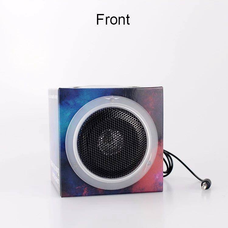 DIY Funny 3.5mm jack Mobile Phone Custom printed paper foldable mini cardboard speaker