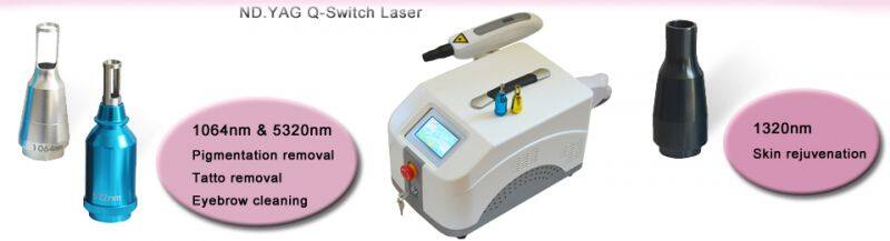 Economical NDYAG Qswitch Carbon Peel Skin Rejuvenation Whiten Laser Machine With 1320nm Black-doll Whiting