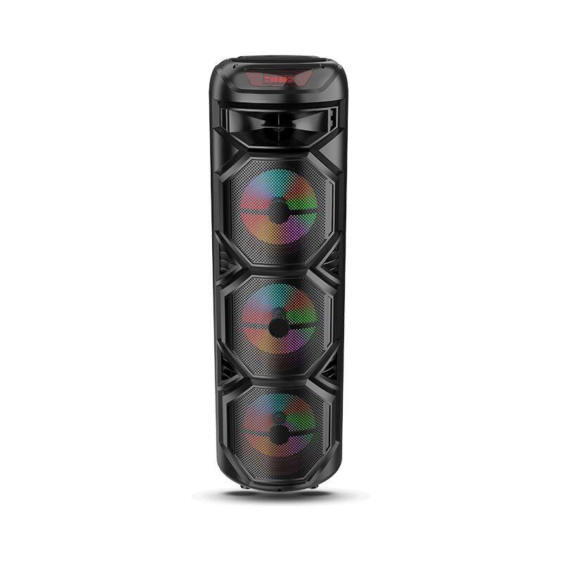 ZQS8301 Karaoke subwoofer 40W power dual 8 inch speaker wireless bass sound loudspeaker for outdoor