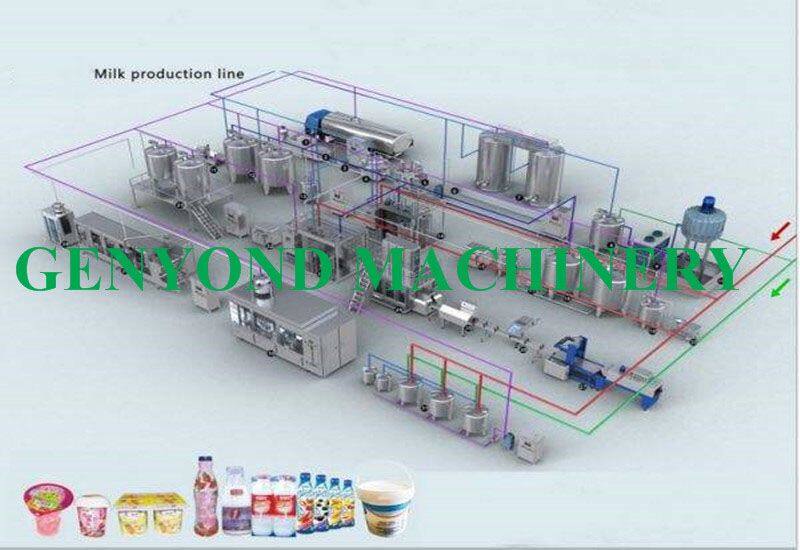 Uht Milk Production Machine Dairy Milk Processing Machine Milk Factory Complete Machines