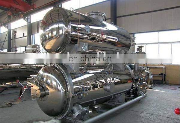 Water Spray Immerse Sterilizing Retort Autoclave Canned Food Processing machine