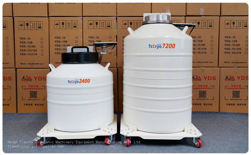 TcCryo liquid nitrogen cryopreservation tank