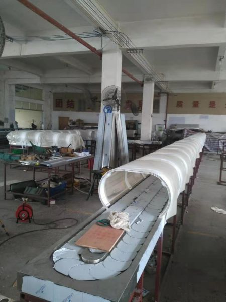 87 Meters of Conveyor Belt with Cover Has Been Finished