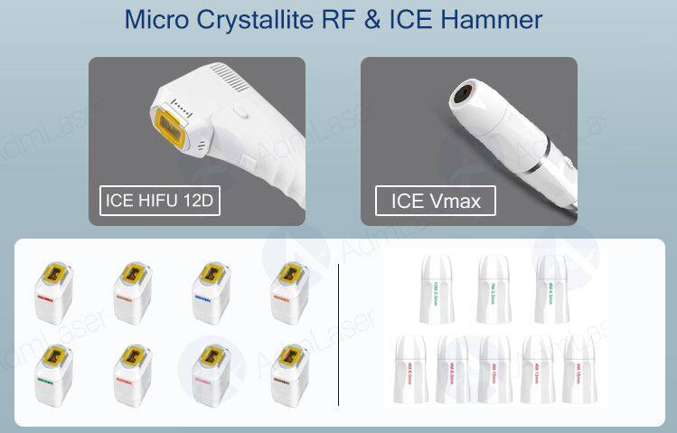 Micro Needle RF Face Lifting and Fat Reduce for Face Body Slimming ICE Beauty Equipment