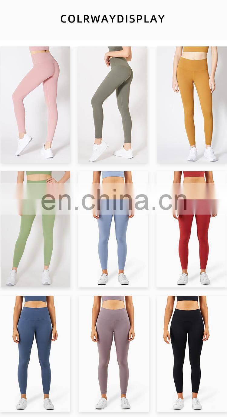 XS-3XL Plus Size Butt Lifting Yoga Pant High Elasticity Workout Sports Legging With Inner Pocket