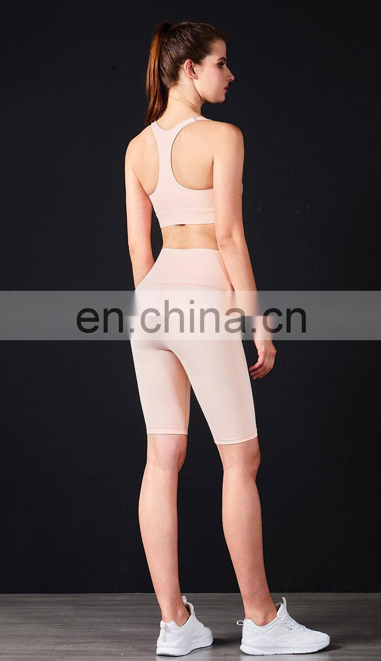New Customized Front Zipper Shockproof Sports Bras Workout Fitness Yoga Tops