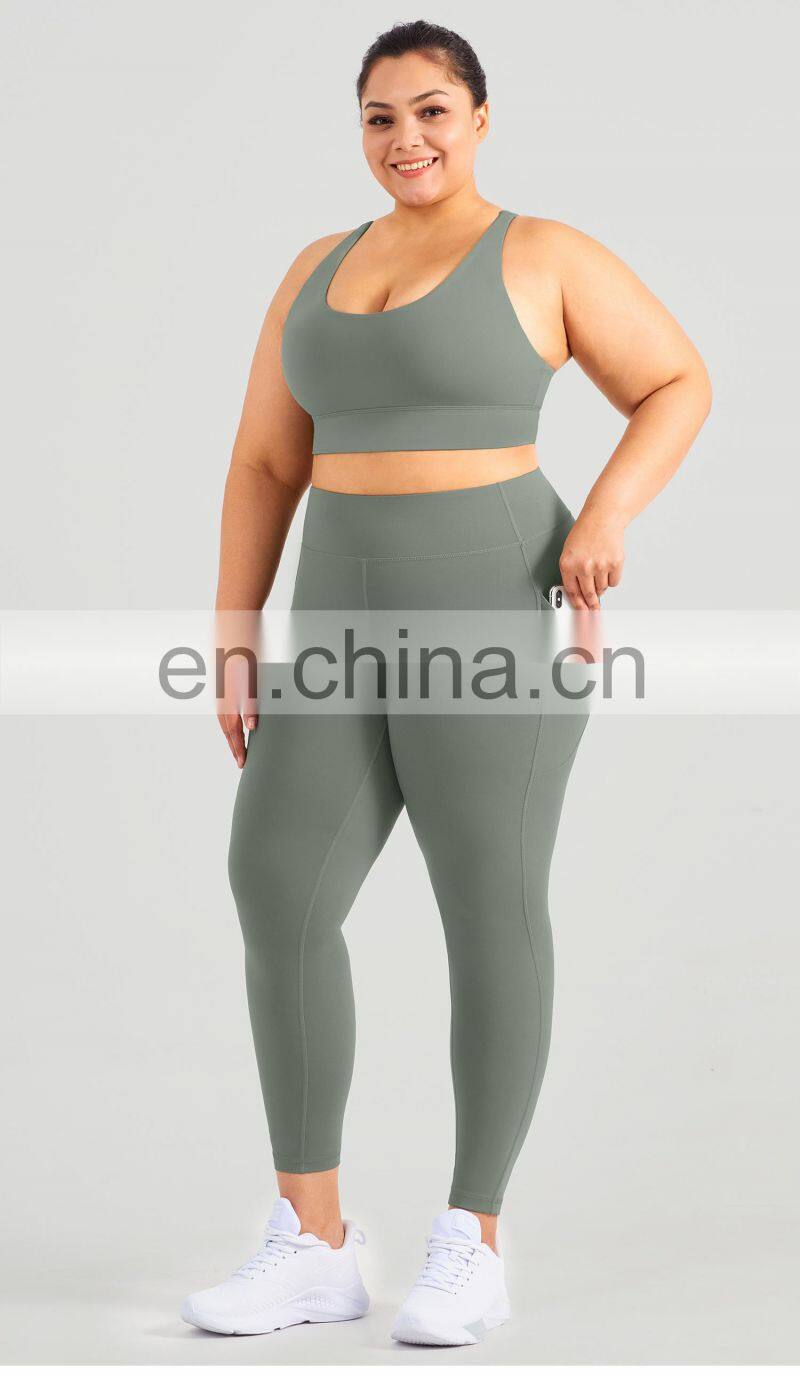 Custom Yoga Leggings With Pocket Gym Plus Size Workout Sexy Body Scrunch Butt Sport Pant