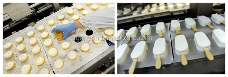 Cone cup filling American Style Liquid Nitrogen Ice Cream Machine With Nitrogen Injector for Making Tasty Ice Cream continuous freezer