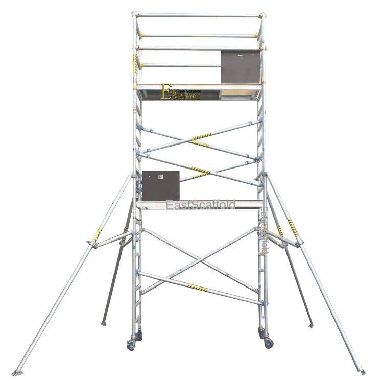 foldable aluminium scaffolding with wheels