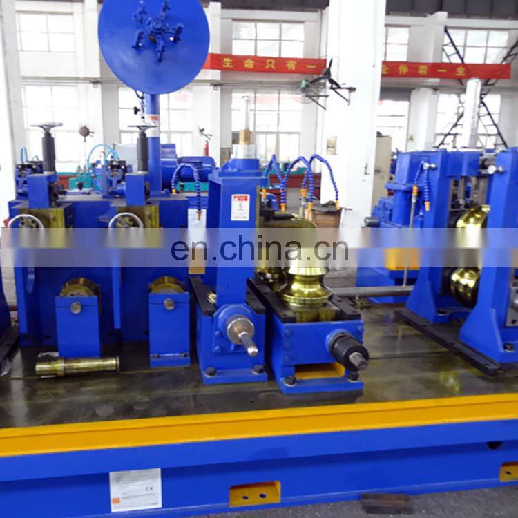 Nanyang high efficiency steel pipe welding mill erw tube mill line machine for architectural frame