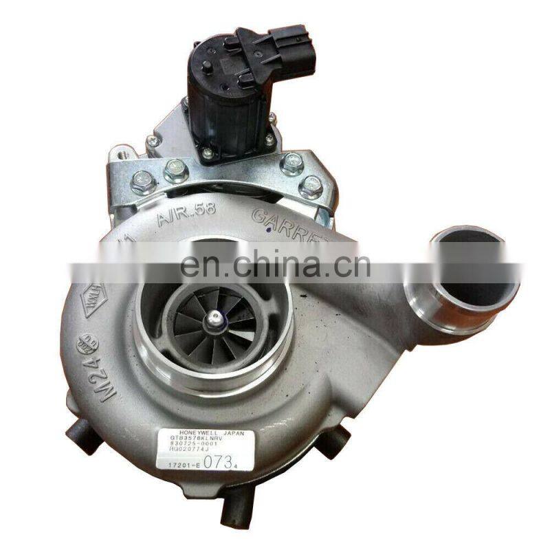 JO7E engine turbocharger 17201-E0734 GTB3576KLNRV 830725-0001 830725-5001S