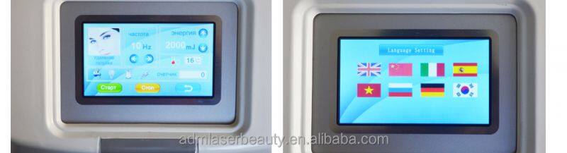 Economical NDYAG Qswitch Carbon Peel Skin Rejuvenation Whiten Laser Machine With 1320nm Black-doll Whiting