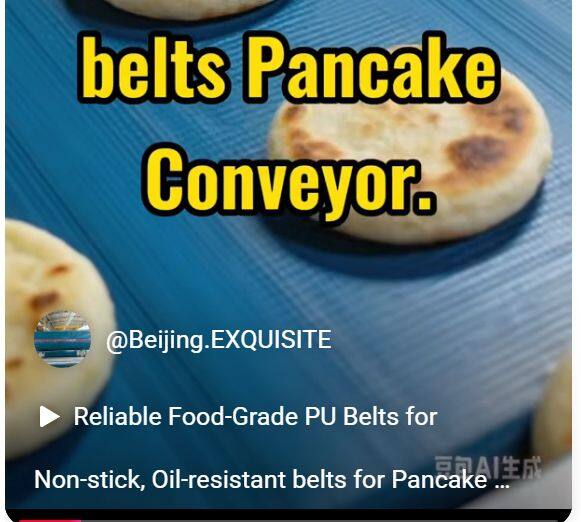 Non-stick, Oil-resistant belts for Pancake Conveyor.
