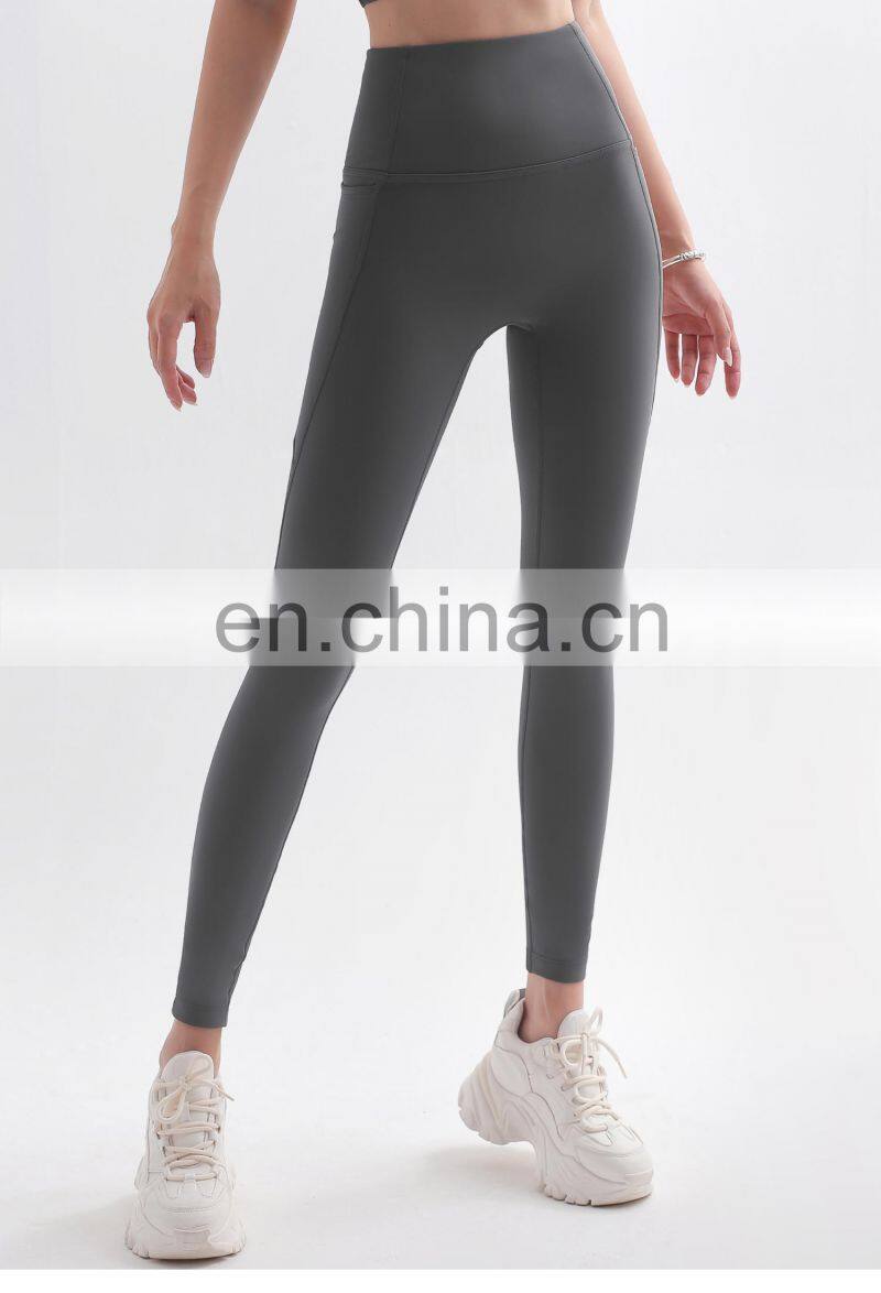 Custom Winter Fleece High Waist Yoga Leggings Tummy Control Gym Fitness Sports Pants
