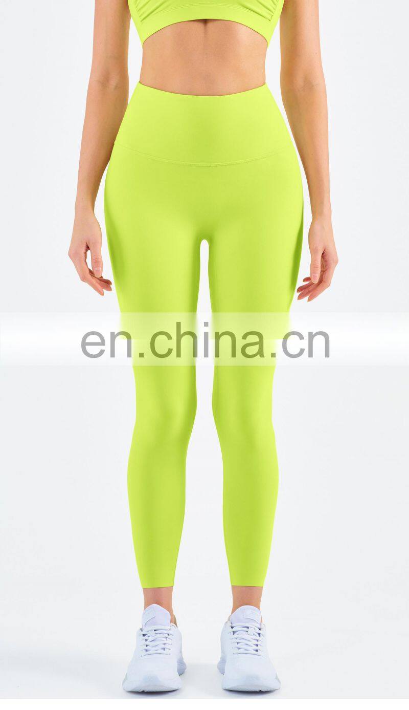 High Waist Leggings Workout Gym Soft Stretchy Yoga Pants Without T Line