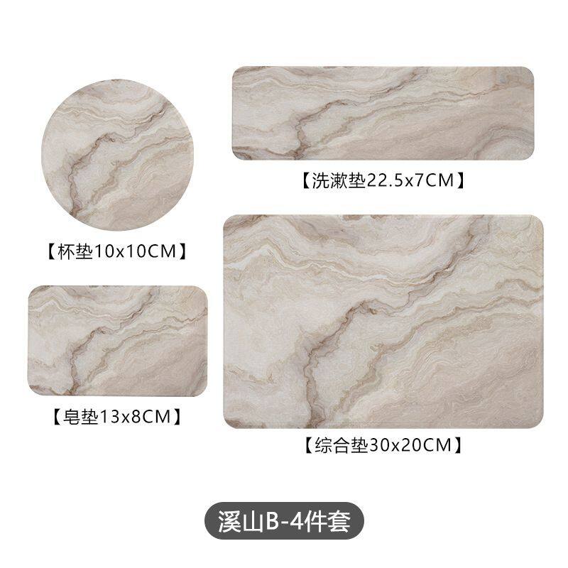 marble diatomite mats (2)