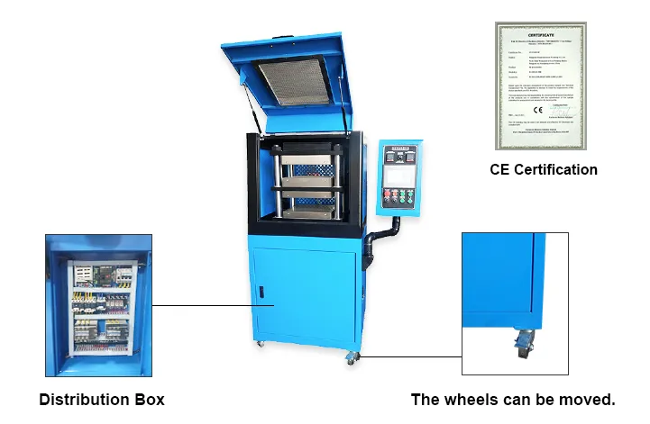 HST-300PT 30ton Lab Hot Press Machine Rubber Plate Vulcanizing Press Testing Test Machine