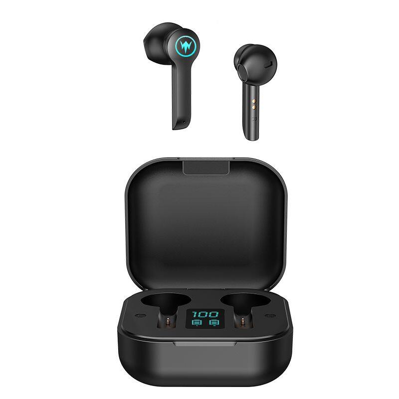 wholesale KINGSTAR wireless earphone noise cancelling tws earbuds earphone gaming printing lcd earphone