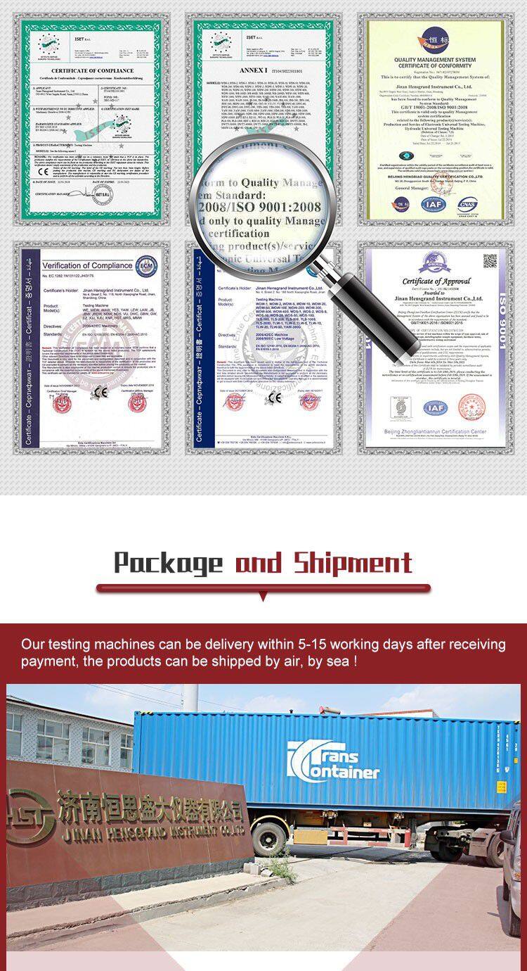 YAW-3000DH 3000KN CTM Computer Automatic Compression Testing Machine