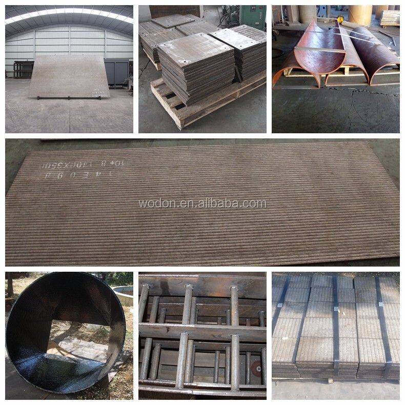 high wear resist overlaying hardfacing steel plate liner