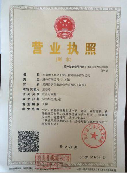 Henan Tengfei Polymer Composite Material Co.Ltd company overview - view 1