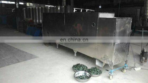 Genyond Factory automatic industrial Hot chili stem removing remover equipment/ red pepper stem cutting cutter machine