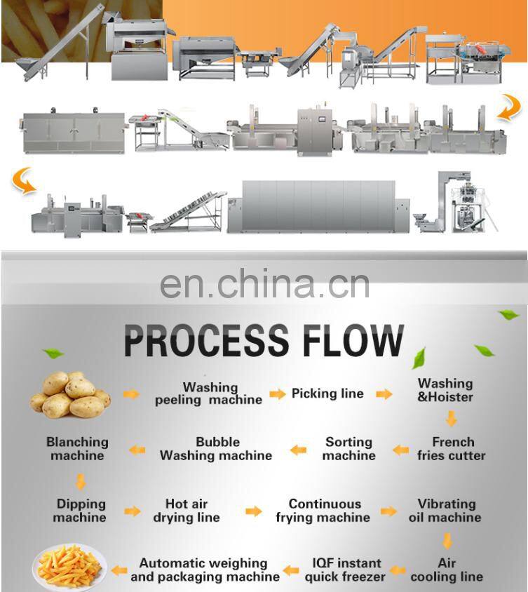 automatic frozen fruit & vegetable processing line