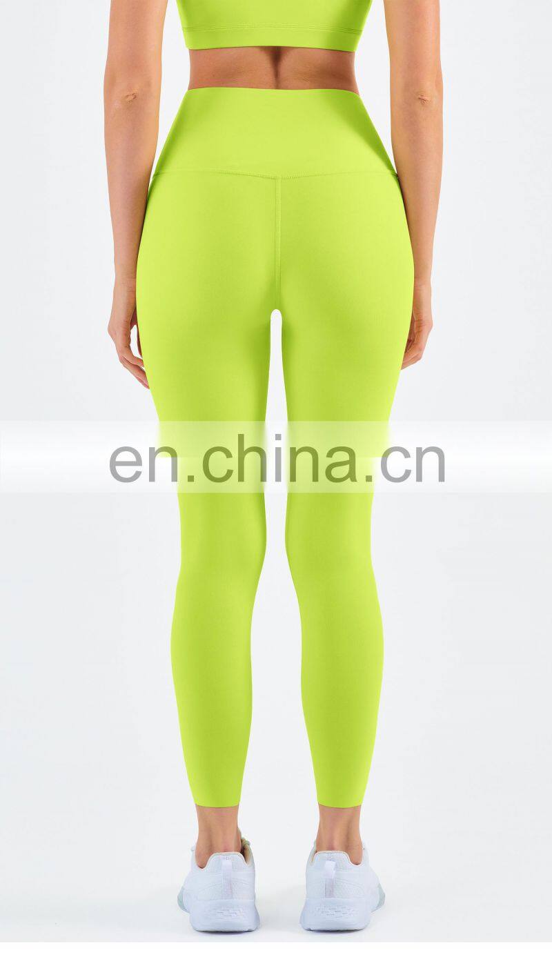 High Waist Leggings Workout Gym Soft Stretchy Yoga Pants Without T Line
