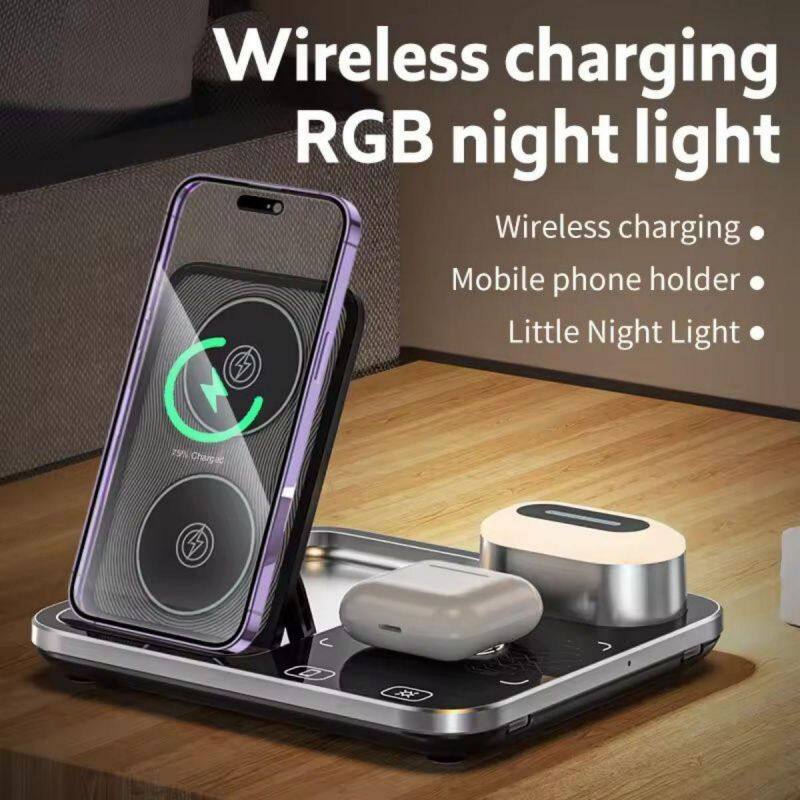 3-in-1 Multifunction Wireless Charger a Convenient Solution for Multiple Devices